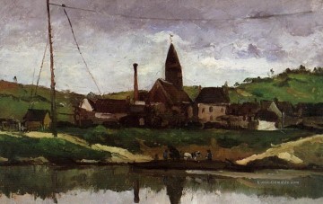 Ansicht von Bonnieres Paul Cezanne Ölgemälde